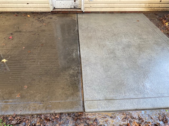 Concrete cleaning
