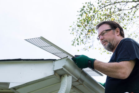 Gutter cleaning