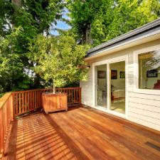 Deck staining sealing